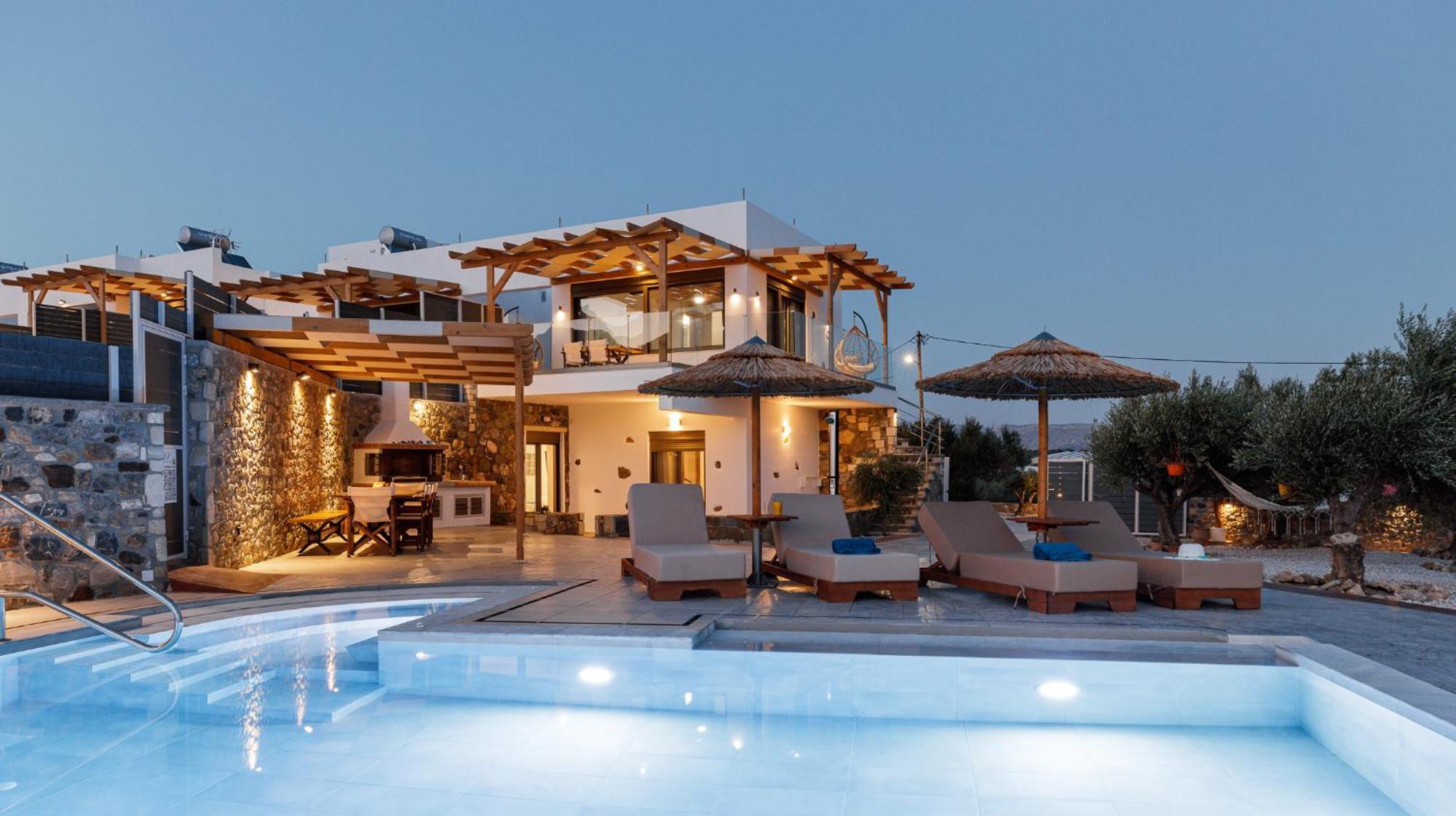 Mediterranean View Villa Makrýgialos Buitenkant foto
